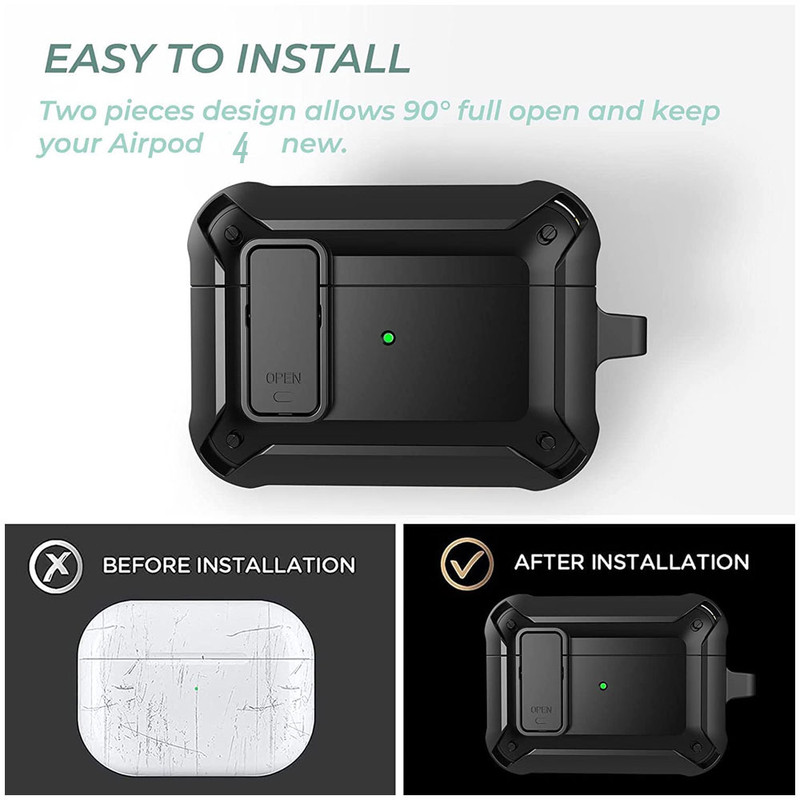 خرید کاور آی ویش مدل Eggshell مناسب برای کیس اپل ایرپاد Airpod 4 با کیفیت عالی از EYEWISH
