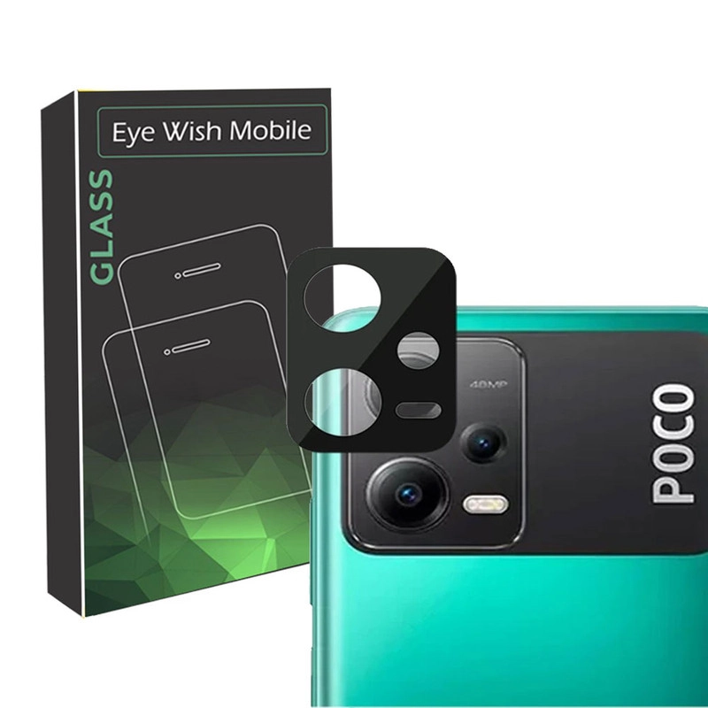 خرید محافظ لنز دوربین آی ویش مدل 3D مناسب برای گوشی موبایل شیائومی Poco X5 5g با کیفیت عالی از EYEWISH