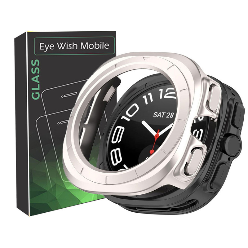خرید کاور آی ویش مدل Bumper مناسب برای ساعت هوشمند سامسونگ Galaxy Watch 7 Ultra 47 mm با کیفیت عالی از EYEWISH