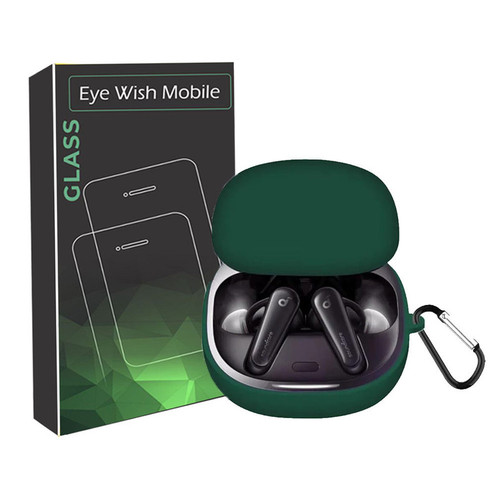 خرید کاور آی ویش مدل silicon type مناسب برای کیس ایرپاد بی سیم انکر SoundCore Liberty 4nc با کیفیت عالی از EYEWISH