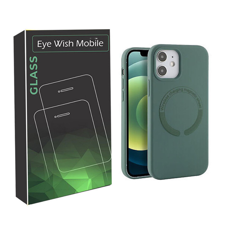 خرید کاور آی ویش مدل silicon magsafe مناسب برای گوشی موبایل اپل iphone 12 pro max با کیفیت عالی از EYEWISH