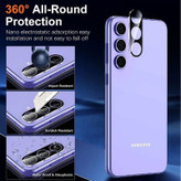 خرید محافظ لنز دوربین آی ویش مدل 3D مناسب برای گوشی موبایل سامسونگ Galaxy A35 / A55 با کیفیت عالی از EYEWISH