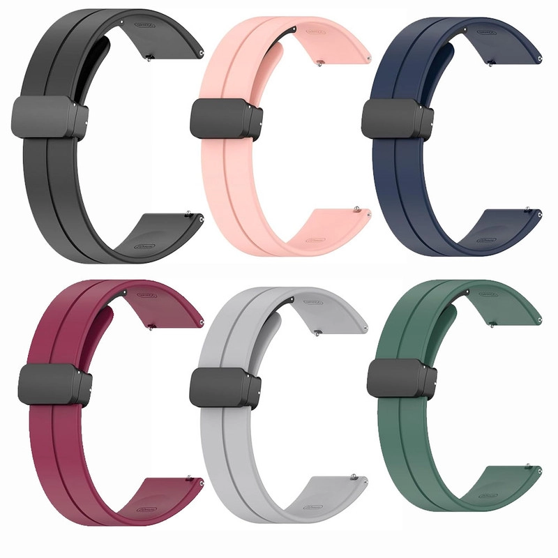 خرید بند آی ویش مدل Magnetic Silicon مناسب برای ساعت هوشمند شیائومی Redmi Watch 5 Active با کیفیت عالی از EYEWISH