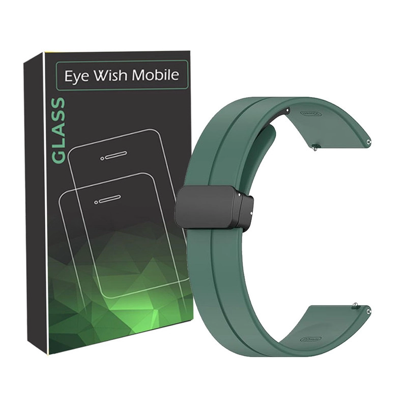 خرید بند آی ویش مدل Magnetic Silicon مناسب برای ساعت هوشمند شیائومی Redmi Watch 5 Active با کیفیت عالی از EYEWISH