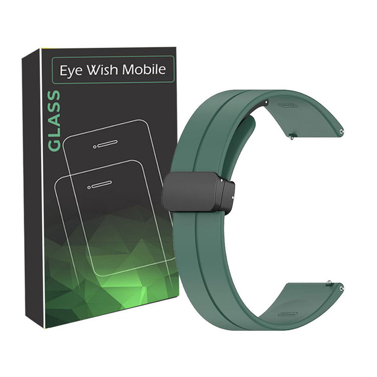 خرید بند آی ویش مدل Magnetic Silicon مناسب برای ساعت هوشمند ناتینگ CMF Watch Pro / CMF Watch Pro 2 با کیفیت عالی از EYEWISH
