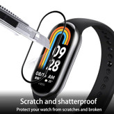 محافظ صفحه نمایش آی ویش مدل PMMA مناسب برای ساعت هوشمند شیائومی Mi Band 8 / Mi Band 9