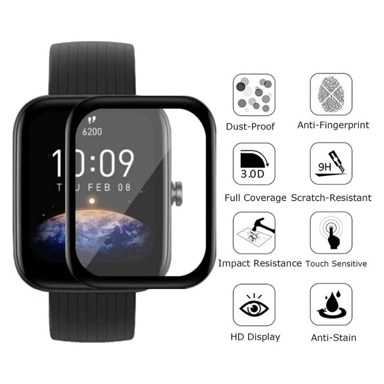 محافظ صفحه نانو آی ویش مدل PMMA مناسب برای ساعت هوشمند امیزفیت Huami Amazfit Bip 3 Pro
