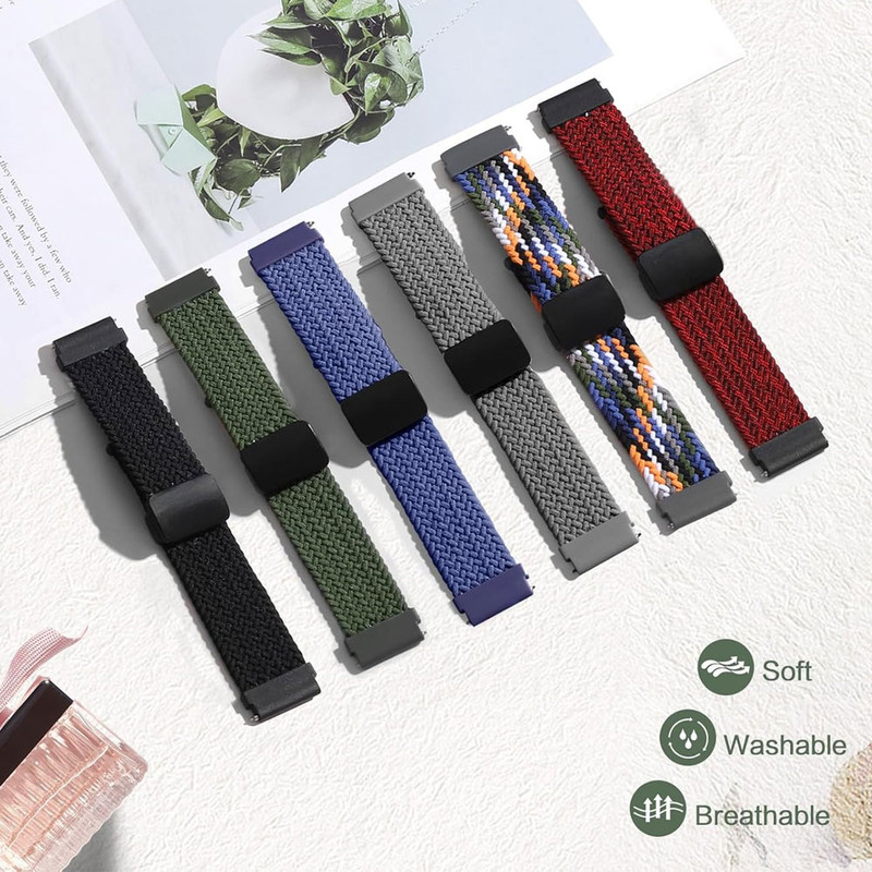 بند آی ویش مدل Braided Magntic مناسب برای ساعت هوشمند سامسونگ Galaxy watch5 40mm/Galaxy watch5 44mm/Galaxy watch5 pro 45mm