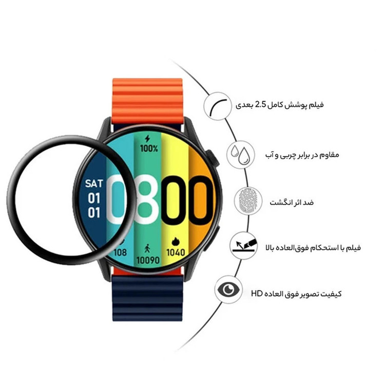 محافظ صفحه نمایش نانو آی ویش مدل PMMA مناسب برای ساعت هوشمند کیسلکت Kr