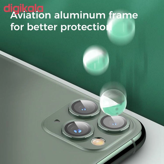 خرید محافظ لنز دوربین مدل blueo مناسب برای گوشی موبایل اپل iPhone 11 Pro/11 Pro Max با کیفیت عالی از EYEWISH
