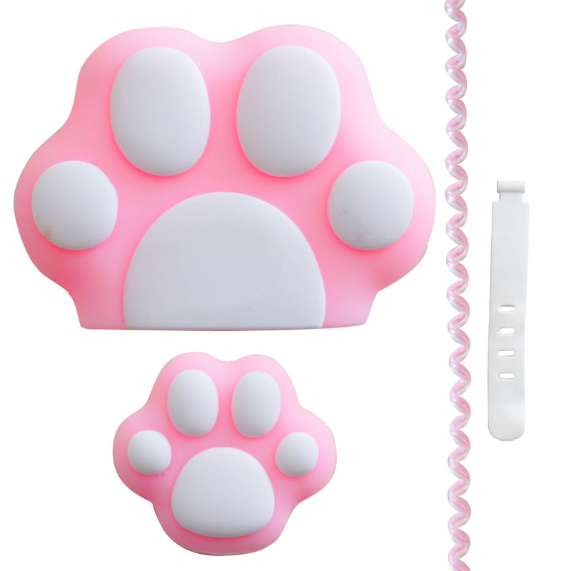 خرید محافظ کابل طرح فانتزی پنجه مدل CatPaw-Cover به همراه محافظ شارژر دیواری مجموعه 4 عددی با کیفیت عالی از EYEWISH