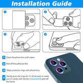 خرید محافظ لنز دوربین مدل پرمیوم مناسب برای گوشی موبایل اپل IPHONE 13 PRO با کیفیت عالی از EYEWISH