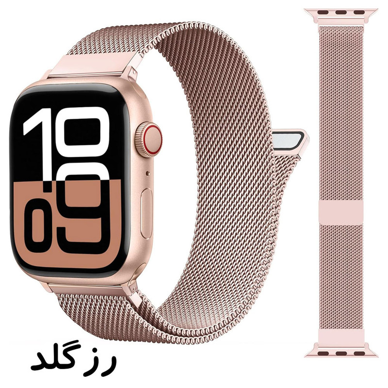 بند آی ویش مدل Milanese Loop مناسب برای اپل واچ سری SE 2023 40 میلی متری