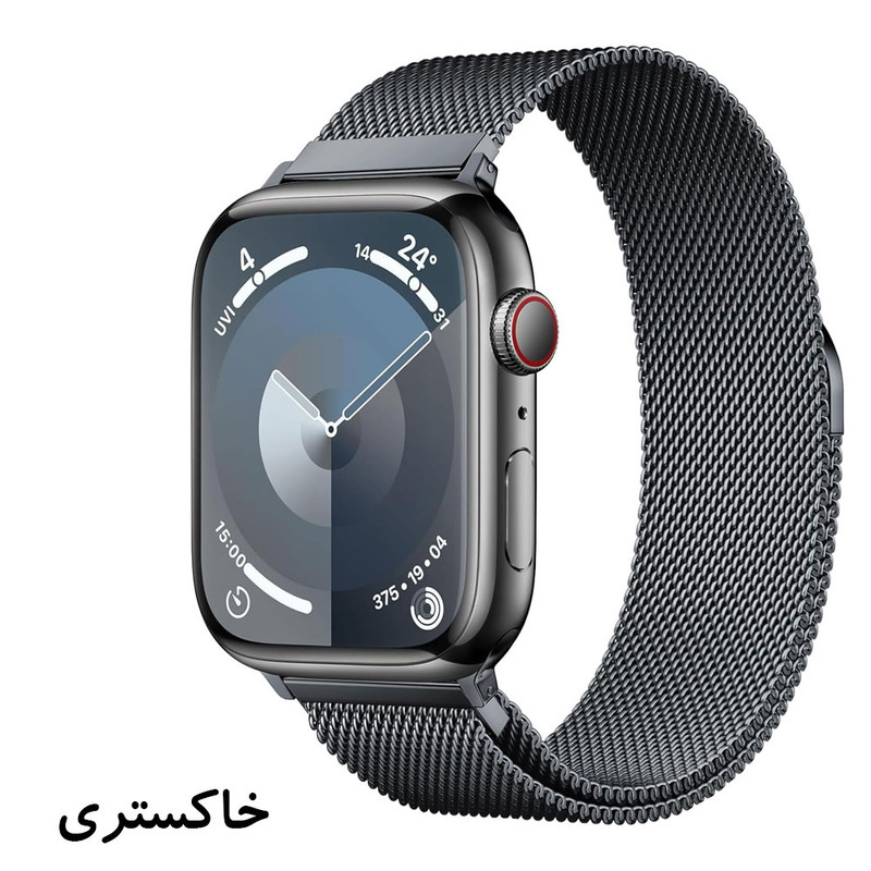 بند آی ویش مدل Milanese Loop مناسب برای اپل واچ سری SE/1/2/3/4/5/6/7/8/9/ULTRA/ULTRA 2/7 ALUMINUM/8 ALUMINUM مناسب برای سایز 42 / 44 / 45 / 49 میلی متر
