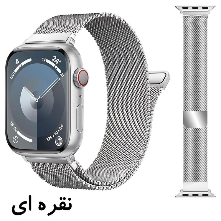 بند آی ویش مدل Milanese Loop مناسب برای اپل واچ سایز 38 / 40 / 41 میلی متری
