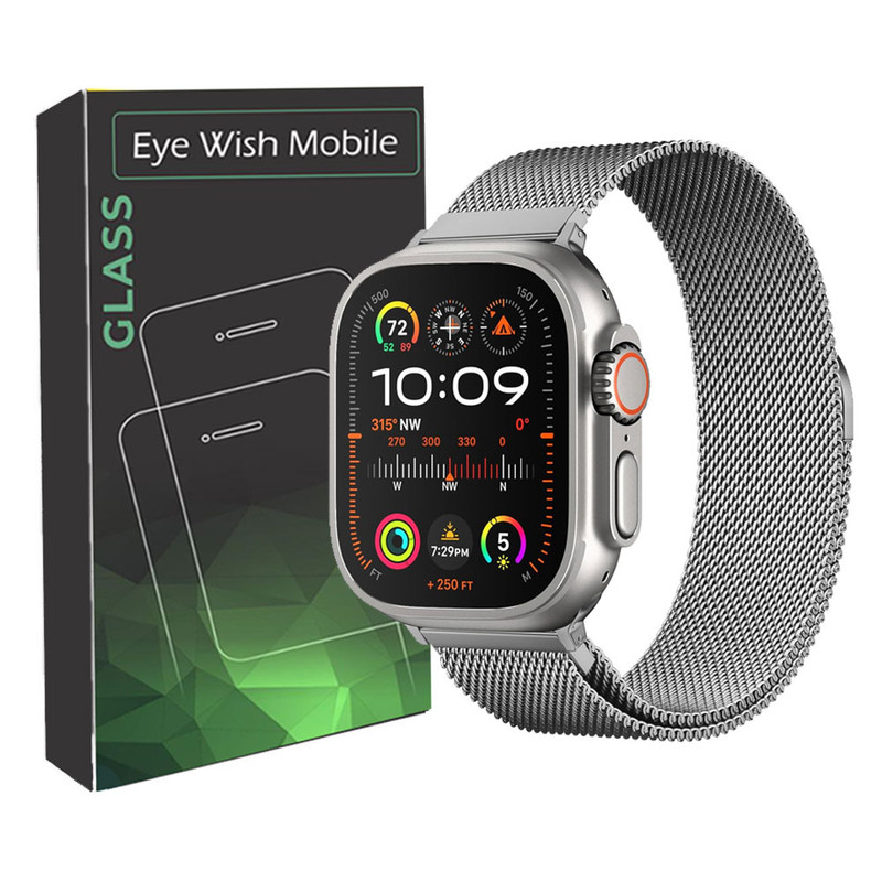 بند آی ویش مدل Milanese Loop مناسب برای اپل واچ سایز 49 میلی متری