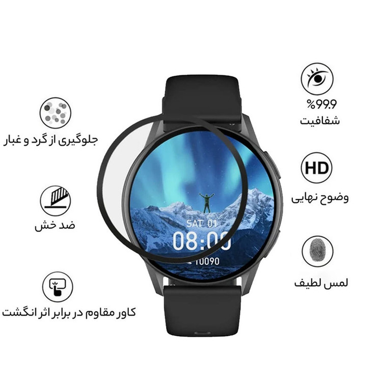 محافظ صفحه نمایش نانو آی ویش مدل PMMA مناسب برای ساعت هوشمند کیسلکت Kieslect K11