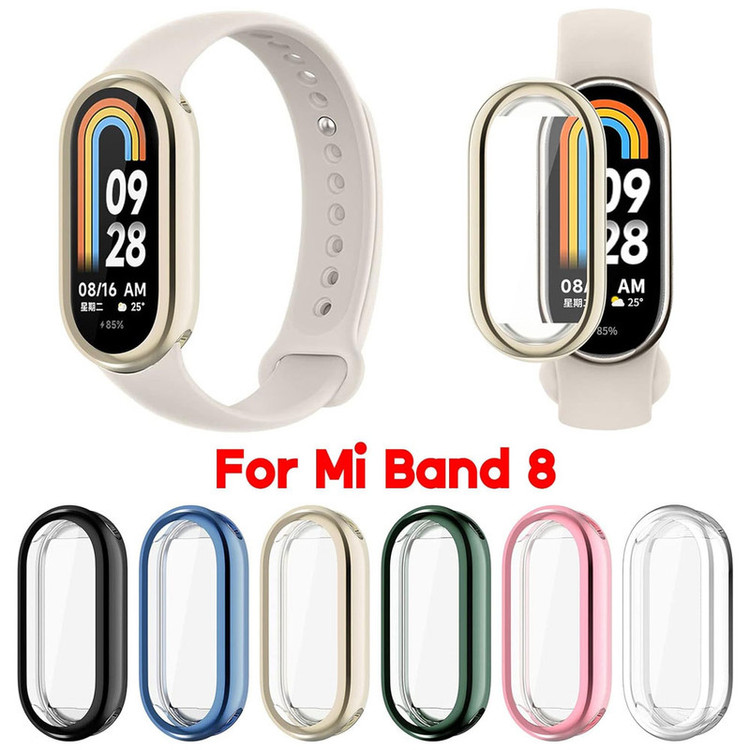 کاور آی ویش مدل PC مناسب برای ساعت هوشمند شیائومی Mi Band 8 به همراه محافظ صفحه نمایش