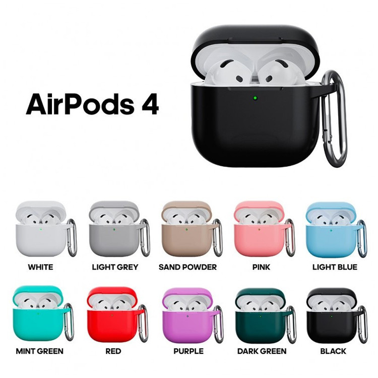 کاور مدل Silicone Type مناسب برای کیس اپل ایرپاد 4 / Airpod 4th Gen