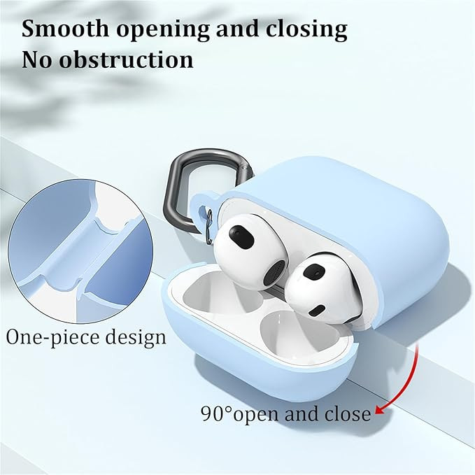 کاور مدل Silicone Type مناسب برای کیس اپل ایرپاد 4 / Airpod 4th Gen