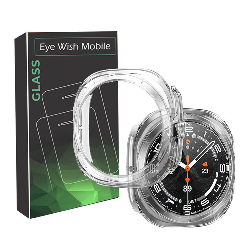 کاور آی ویش مدل Bumper-sh مناسب برای ساعت هوشمند ساعت هوشمند سامسونگ Galaxy Watch 8 Ultra 47 mm به همراه محافظ صفحه نمایش