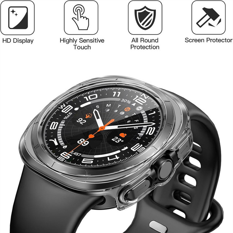 کاور آی ویش مدل Bumper-sh مناسب برای ساعت هوشمند ساعت هوشمند سامسونگ Galaxy Watch 8 Ultra 47 mm به همراه محافظ صفحه نمایش