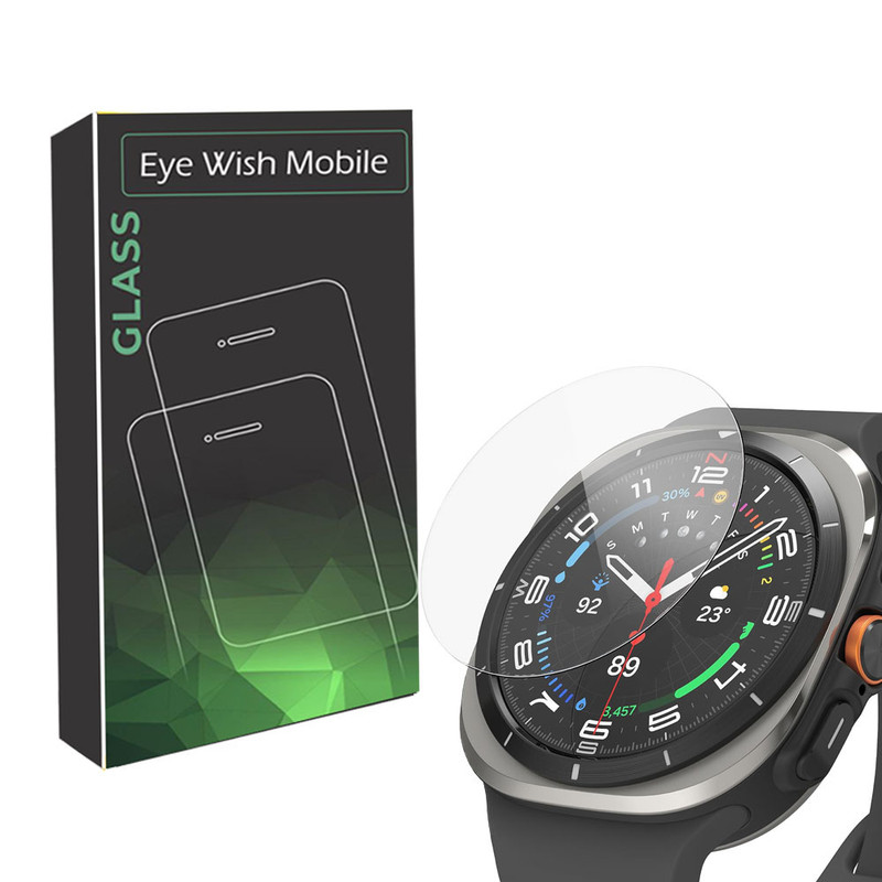 محافظ صفحه نمایش شیشه ای آی ویش مدل SH-ew مناسب برای ساعت هوشمند سامسونگ Galaxy Watch 8 Ultra 2025