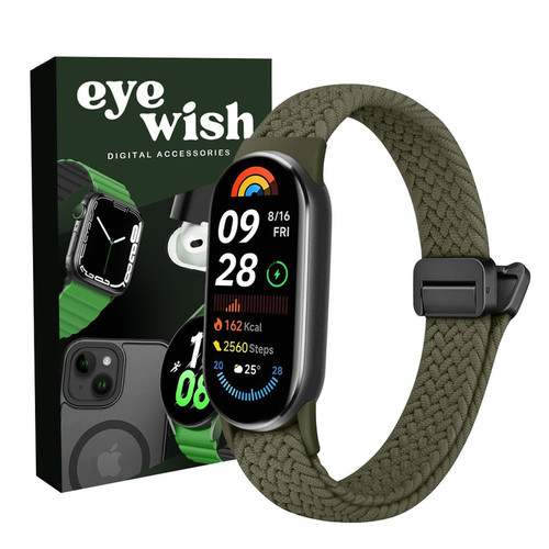 بند آی ویش مدل Braided magnet مناسب برای ساعت هوشمند شیائومی Mi band 9