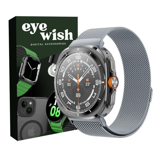 بند آی ویش مدل Milanese مناسب برای ساعت هوشمند سامسونگ Galaxy watch 8 Ultra 47mm