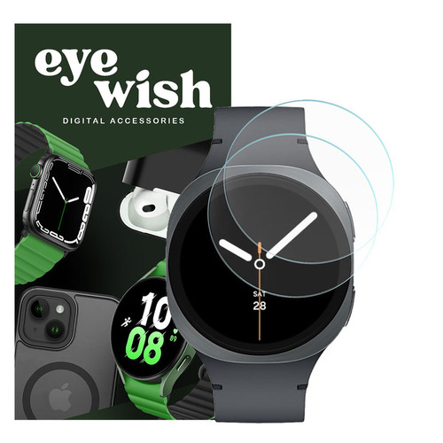 محافظ صفحه نمایش شیشه ای آی ویش مدل SH-ew مناسب برای ساعت هوشمند سامسونگ Galaxy Watch 8 40mm بسته دو عددی