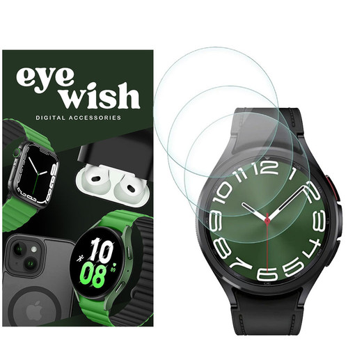 محافظ صفحه نمایش شیشه ای آی ویش مدل SH-ew مناسب برای ساعت هوشمند سامسونگ Galaxy Watch 8 40mm بسته سه عددی
