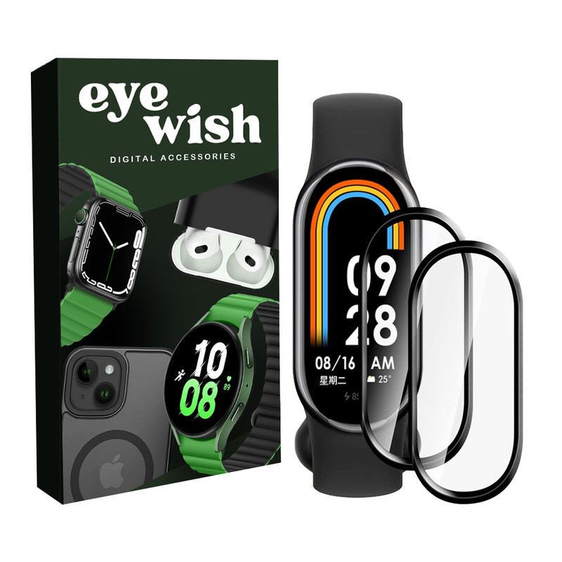 محافظ صفحه نمایش نانو آی ویش مدل pmma-M10 مناسب برای ساعت هوشمند شیائومی Mi Band 10 46MM بسته دو عددی