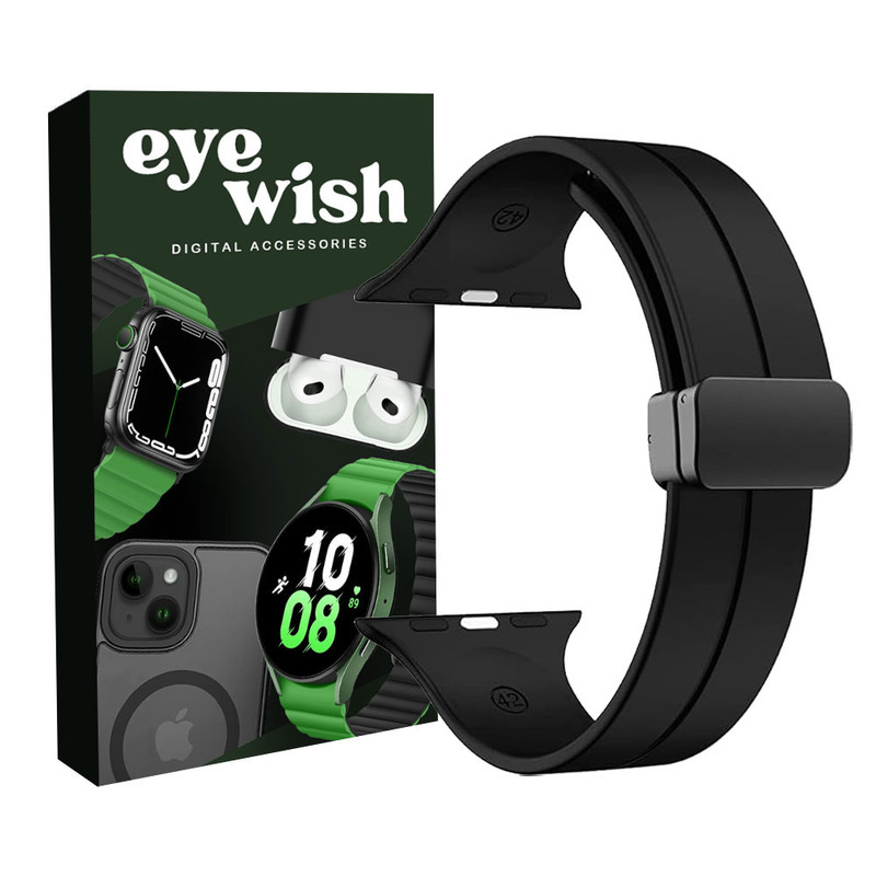 بند آی ویش مدل Magnetic Claps مناسب برای اپل واچ 49 میلی متری سری Ultra / Ultra2 /Ultra3