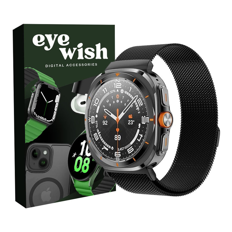 بند آی ویش مدل Milanese مناسب برای ساعت هوشمند وونک S26 Ultra 49mm