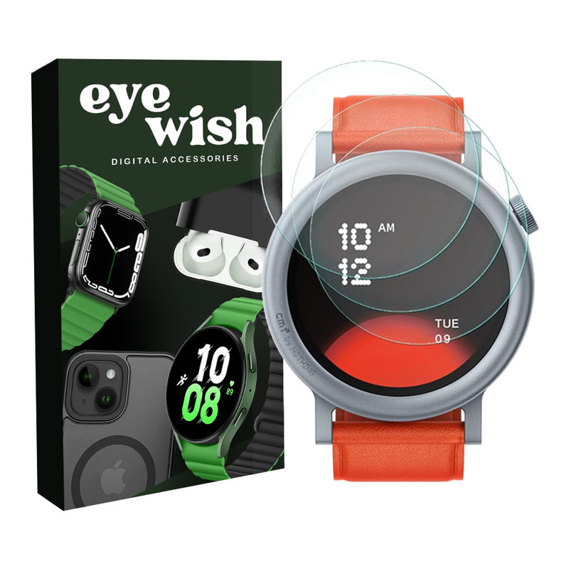 محافظ صفحه نمایش آی ویش مدل SH-N مناسب برای ساعت هوشمند ناتینگ CMF Watch Pro 2 بسته سه عددی