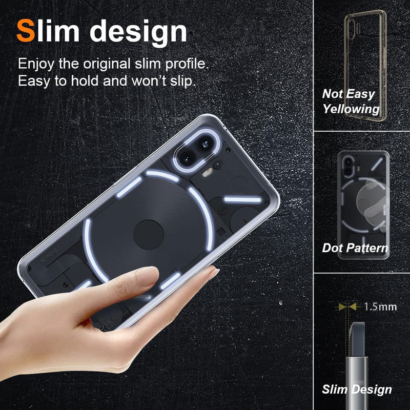 کاور آی ویش مدل PC-CASE مناسب برای گوشی موبایل ناتینگ Nothing Phone 2
