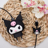 محافظ کابل رامیلا مدل Kuromi به همراه محافظ شارژر دیواری