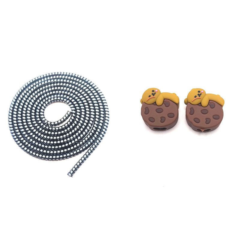 محافظ کابل شارژ و هندزفری مدل Bear Donut44 بسته سه عددی