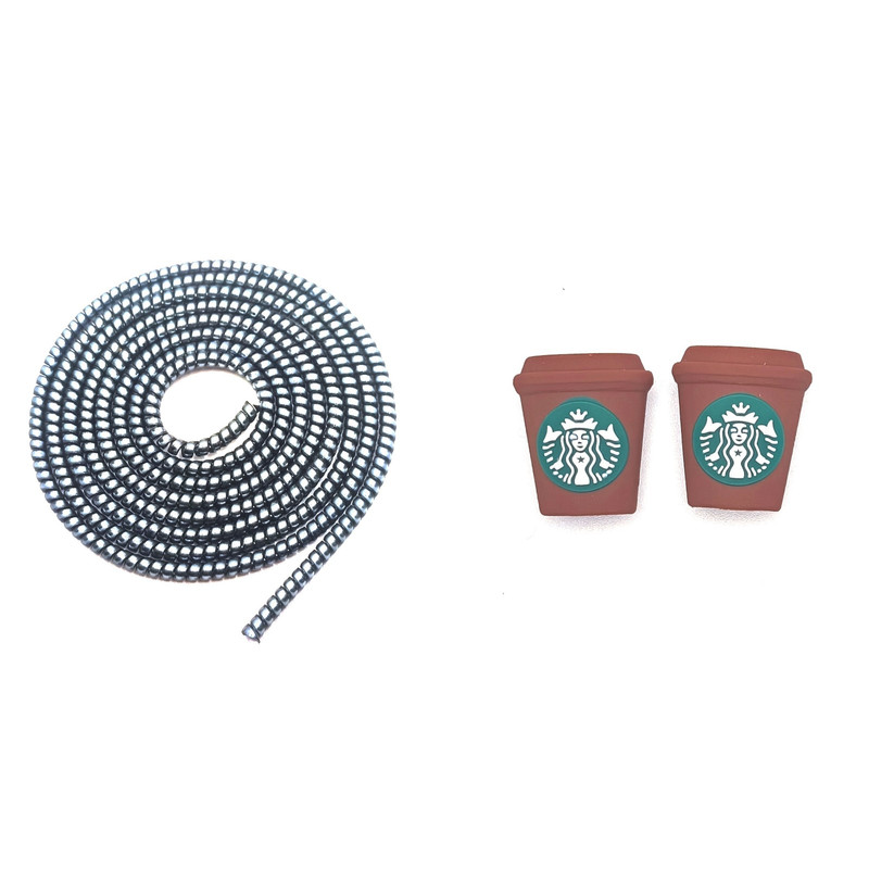محافظ کابل شارژ و هندزفری مدل Coffee33 بسته سه عددی