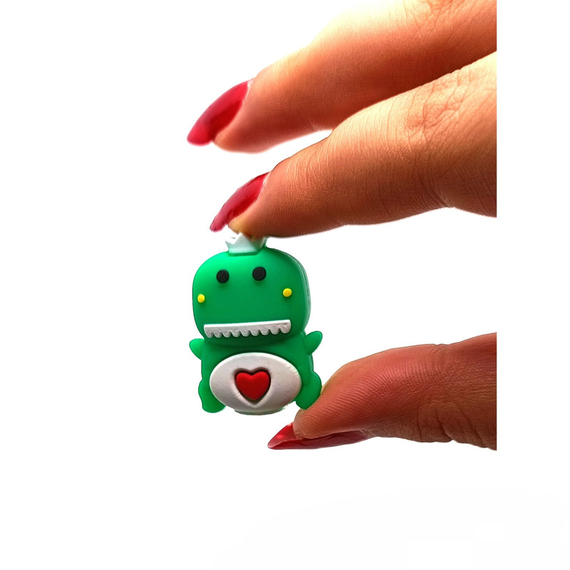 محافظ کابل شارژ و هندزفری مدل Dinosaur3 بسته سه عددی