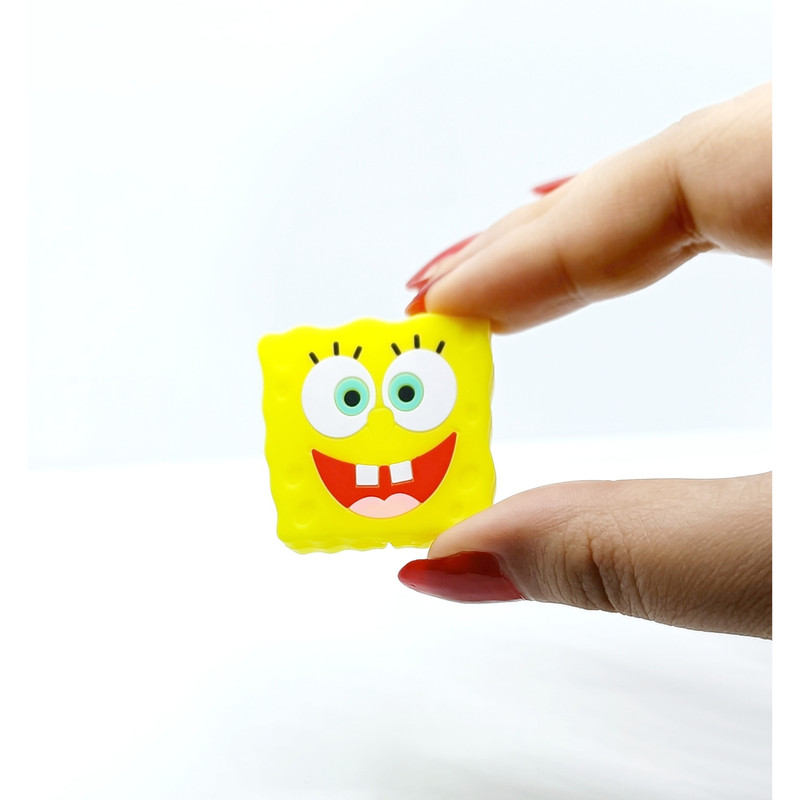 محافظ کابل شارژ و هندزفری مدل SpongeBob بسته سه عددی