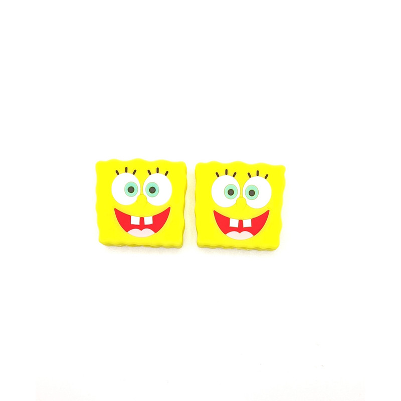 محافظ کابل شارژ و هندزفری مدل SpongeBob بسته سه عددی