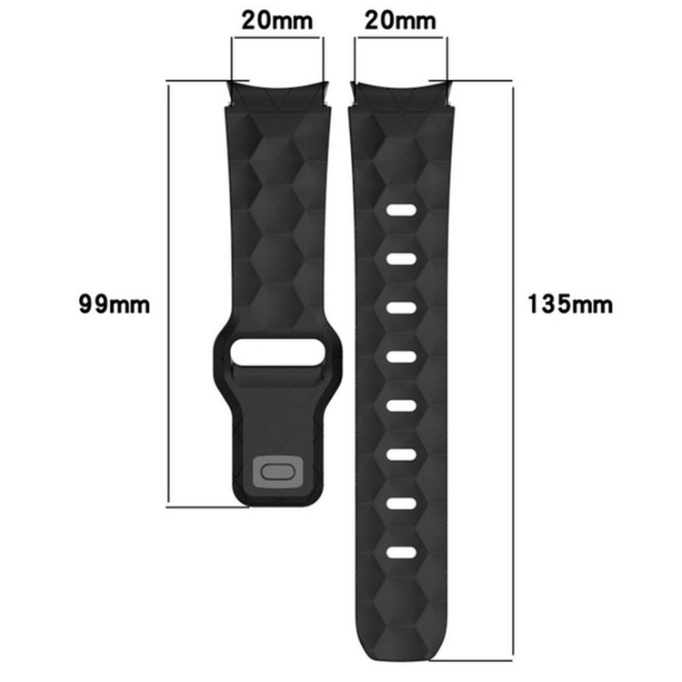بند آی ویش مدل Silicon Patern مناسب برای ساعت هوشمند سامسونگ Galaxy Watch 4/5/6/7/Fe 40mm/43mm/44mm/47mm