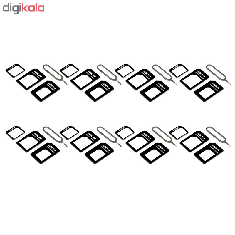 تبدیل سیم کارت های نانو و میکرو به استاندارد نوسی مدل n08 بسته 8 عددی