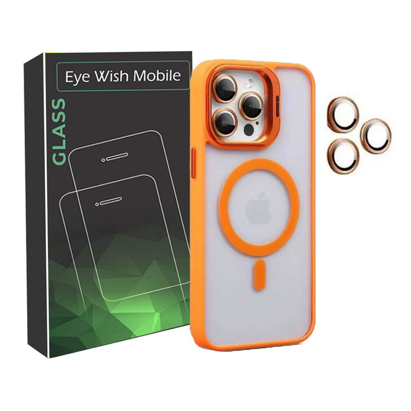 کاور آی ویش مدل case pro مناسب برای گوشی موبایل اپل iPhone 13 pro max به همراه محافظ لنز