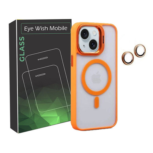 کاور آی ویش مدل case pro مناسب برای گوشی موبایل اپل iPhone 15 به همراه محافظ لنز