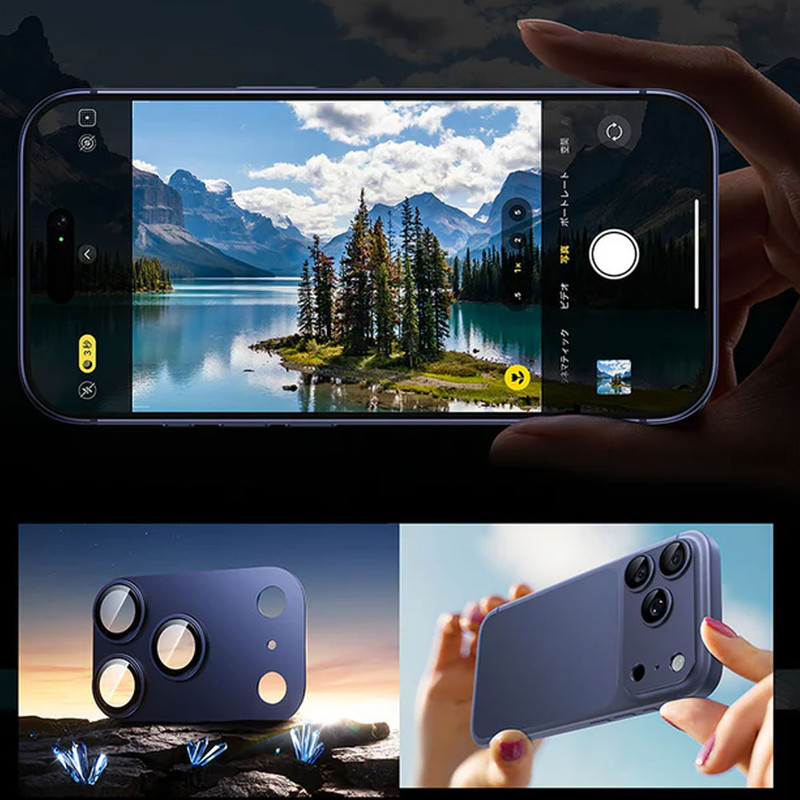 محافظ لنز دوربین آی ویش مدل Ring-metal4K مناسب برای گوشی موبایل اپل iphone 17 pro