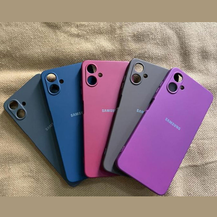 خرید قاب سیلیکونی اصلی سامسونگ گلکسی A07 داخل موکت دار با بهترین کیفیت