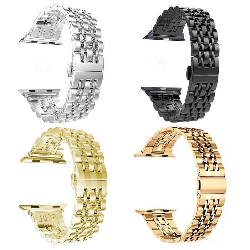 بند اپل واچ مدل 7Bead Loop مناسب برای تمامی سری ها ( سایز بندی کامل )