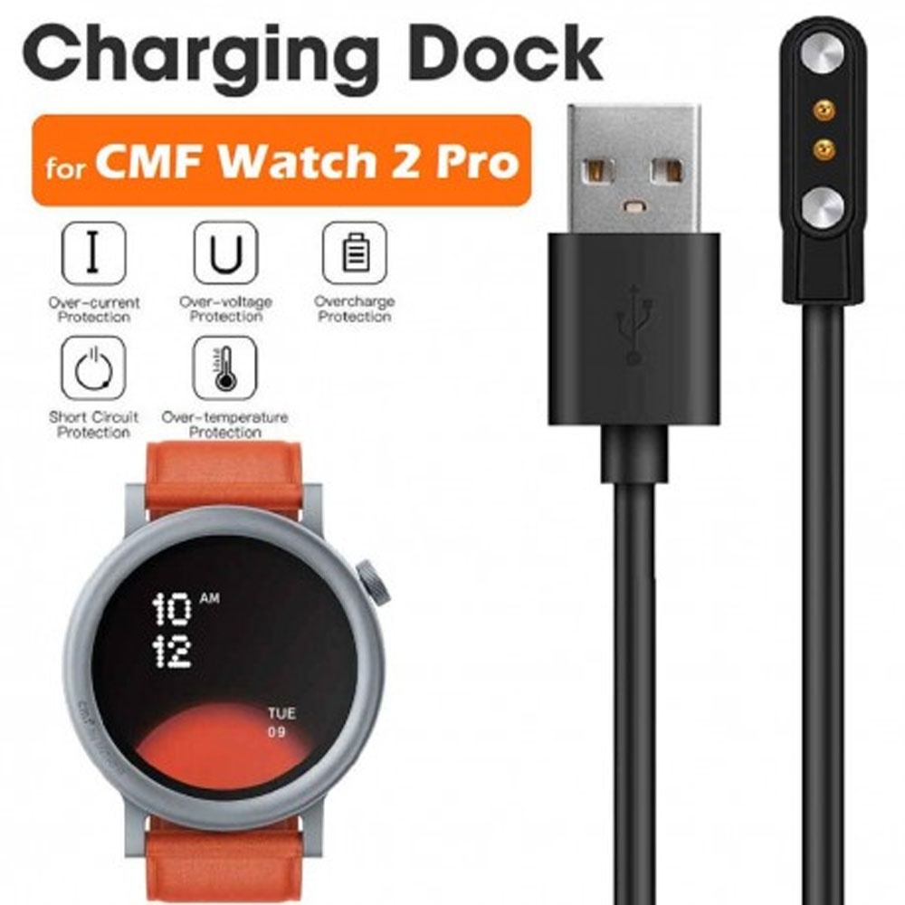 کابل شارژ ناتینگ مدل Charger مناسب برای ساعت هوشمند CMF Watch Pro 2